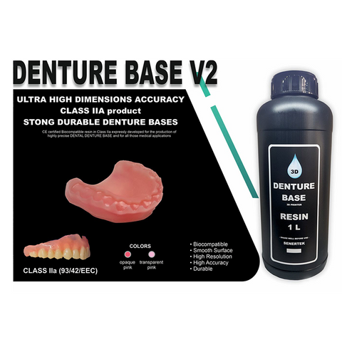 3D Resin Senertek Denture Base Hard 1kg